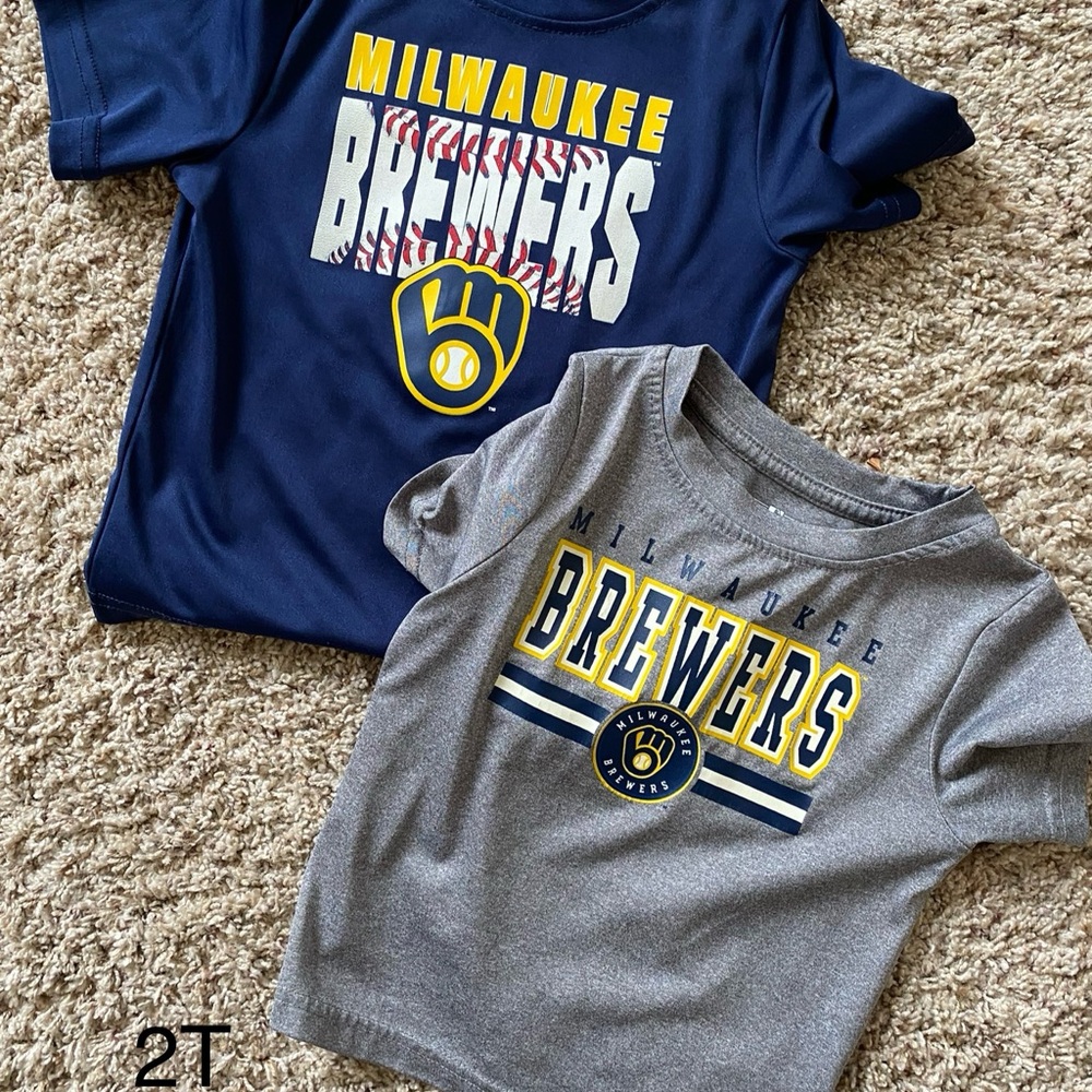 Kids T-Shirt Set - Navy and Gray